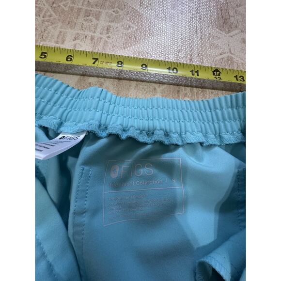 FIGS Yola Skinny Scrub Pants Neon Blue Women's Style TW2000R Size Small - Picture 7 of 10